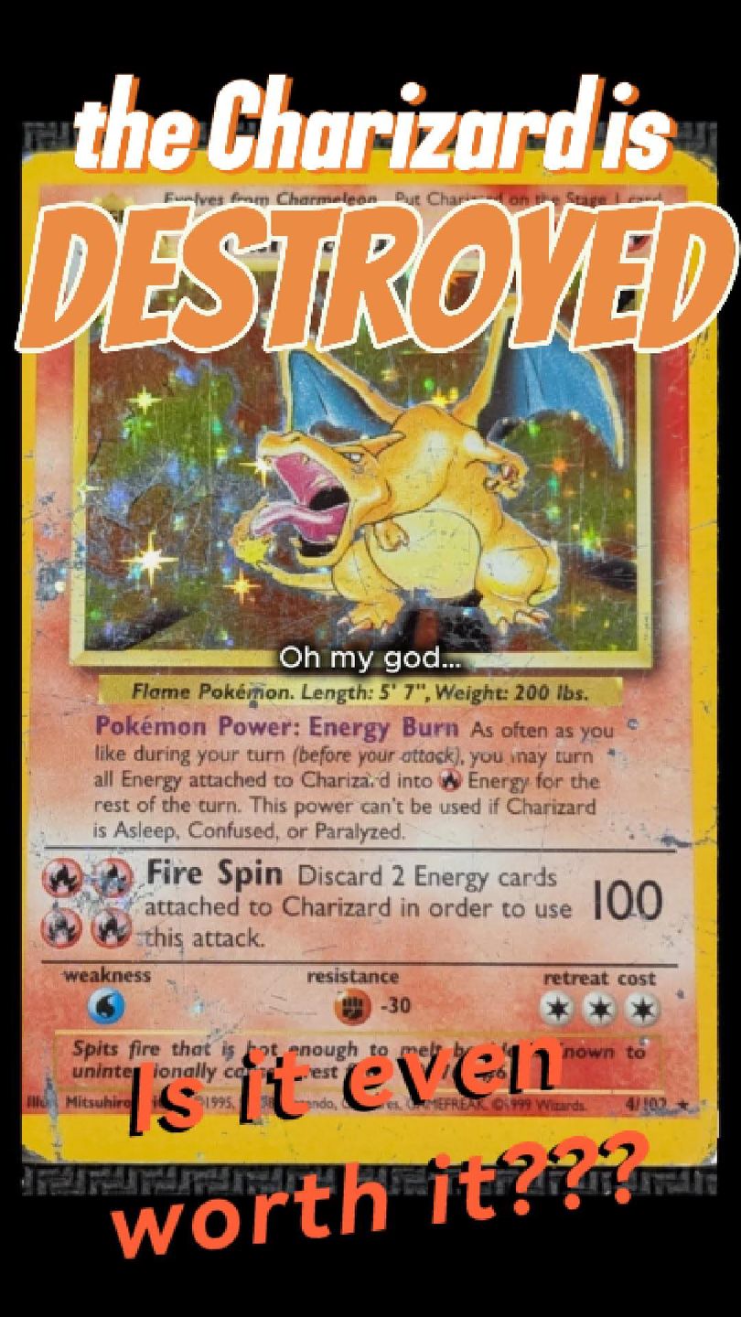 This COMPLETE vintage Pokémon card collection was graded, and is