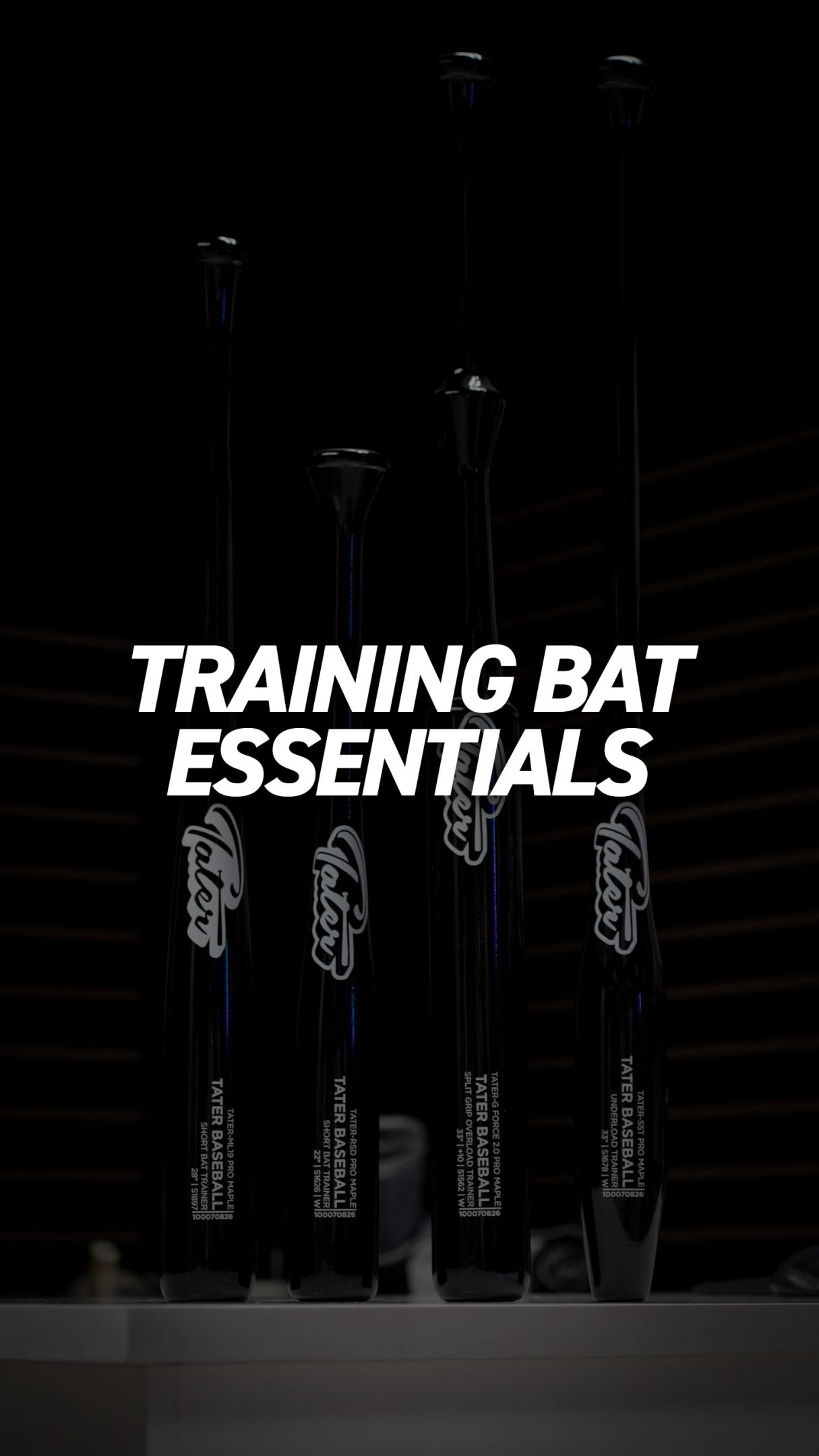 The ESSENTIAL Training Bats you need this Off-Season.⚾️🦍 1. G