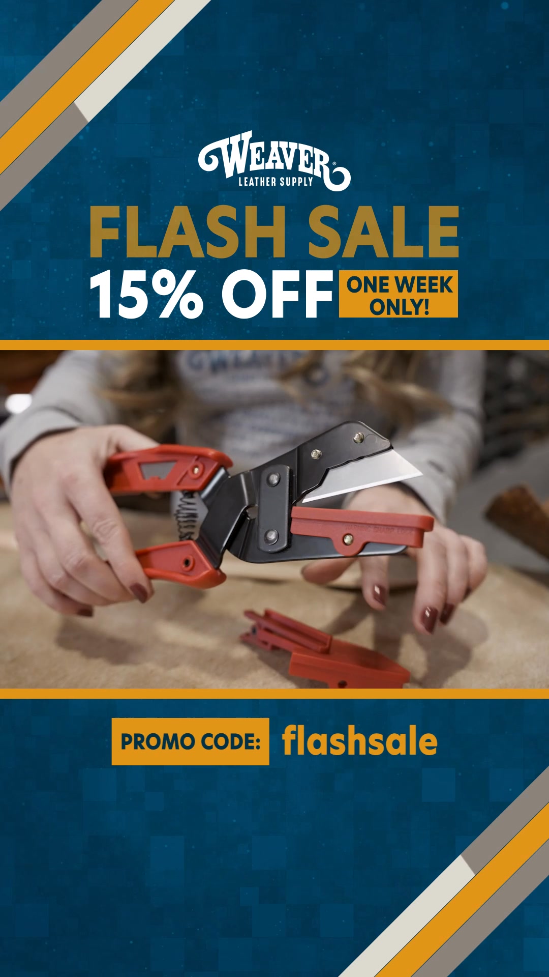 🔥 Weekly Flash Sale Alert! 🔥 3 new must-have leathercraft items. 15% ...