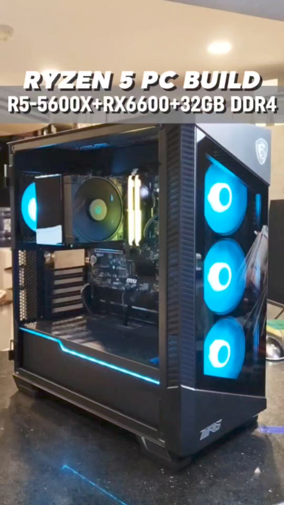 AMD Ryzen 5 5500 with RX6600 Desktop Build at EasyPC TouchPoint