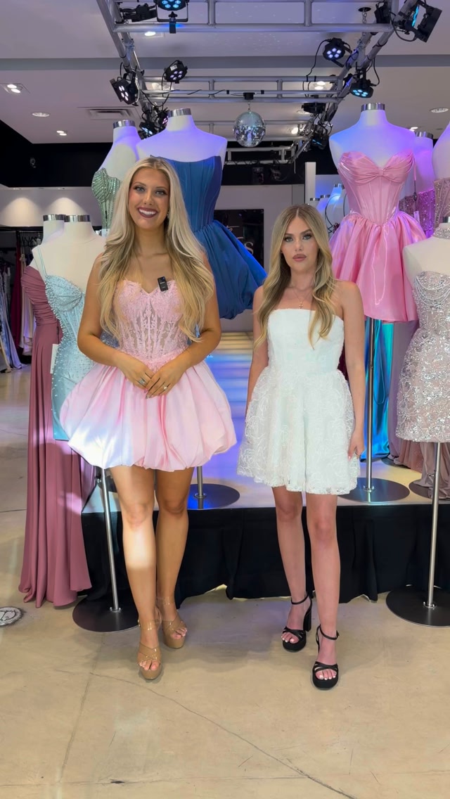 formal dress shops las vegas 🤍 Bridal, but make it cocktail., Short, chic, and made for every bridal moment — from the engagement party to the rehearsal dinner and beyond. ✨, Discover our Bridal Cocktail Collection at The vintage women's clothing