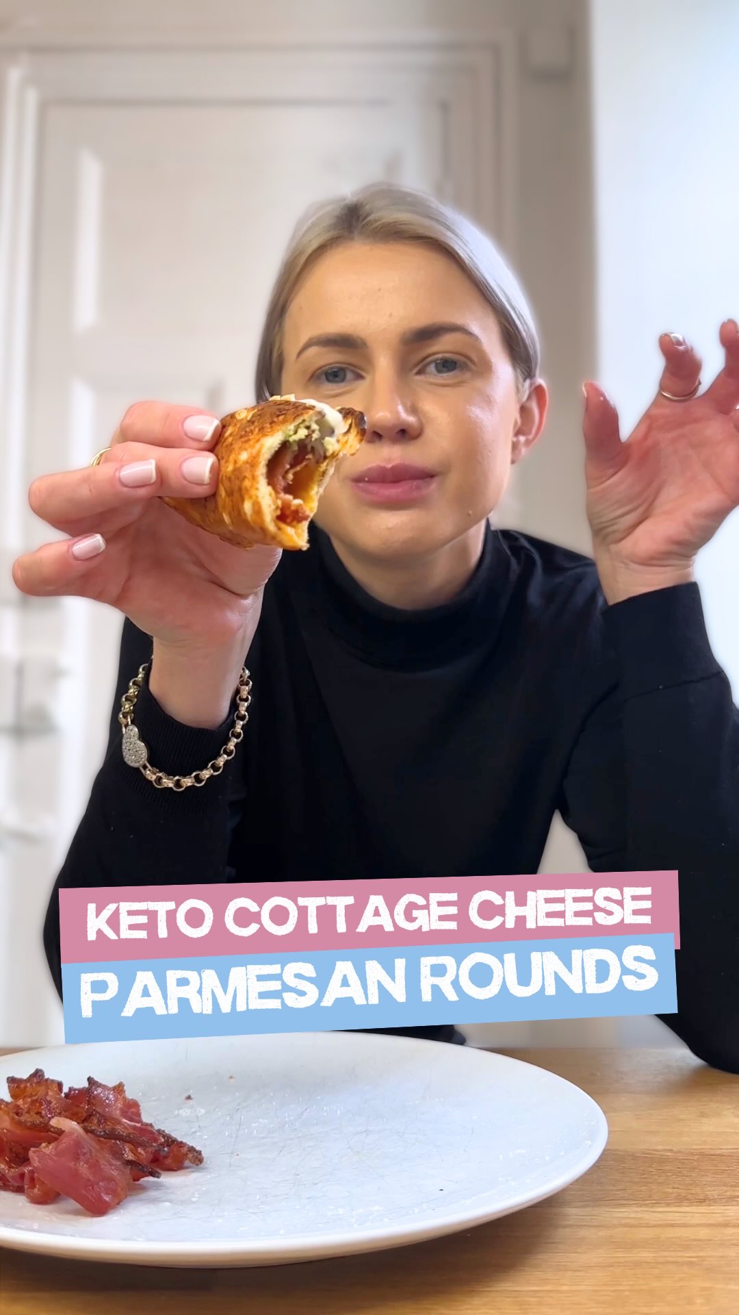 Keto High Protein Cottage Cheese Parmesan Rounds 🧀🥚 Low Carb & Gluten ...