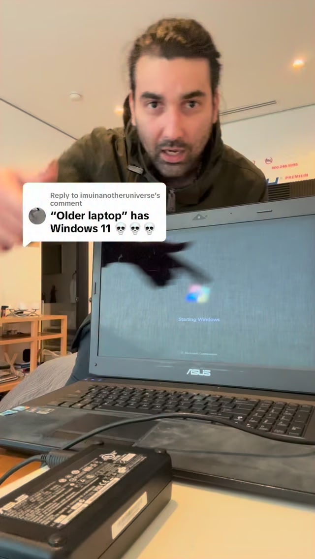 I’ve got an older, older one….. Windows 7 homie!😤 I got this Asus back ...