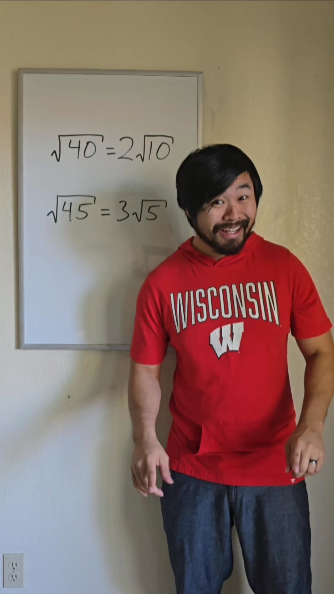 Did you know we can visualize rewriting square roots? I wish I was at ...