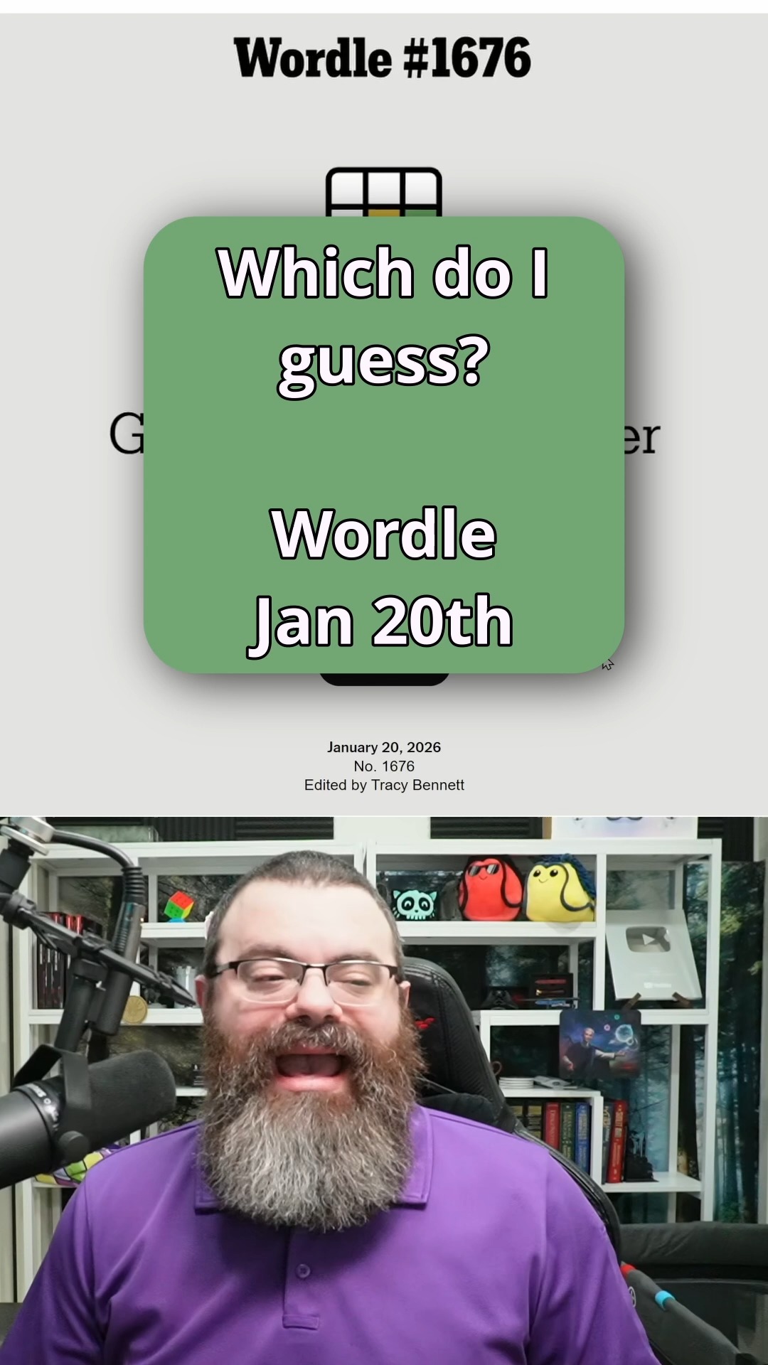 Is that a word? Wordle Dec 1, 2025 1626 #NYTGames #wordletok #rangsk