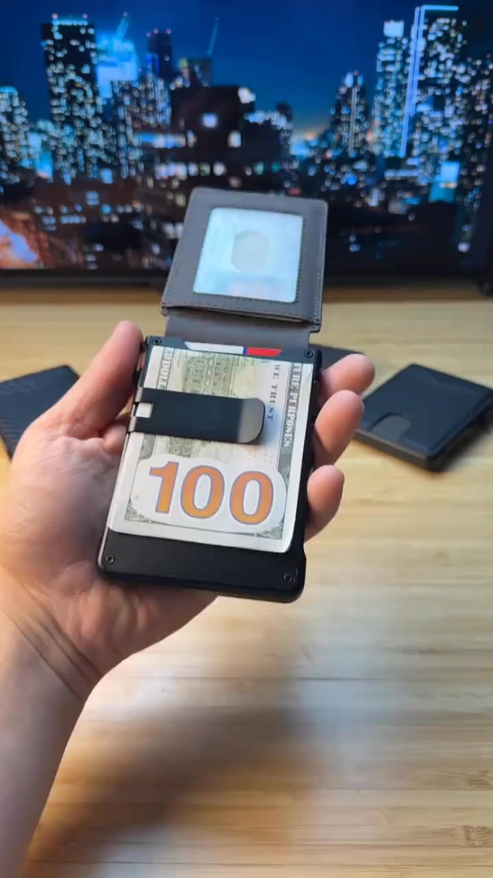 💼 Your Wallet, Upgraded — Security Meets Sleek Minimalism.This RFID ...