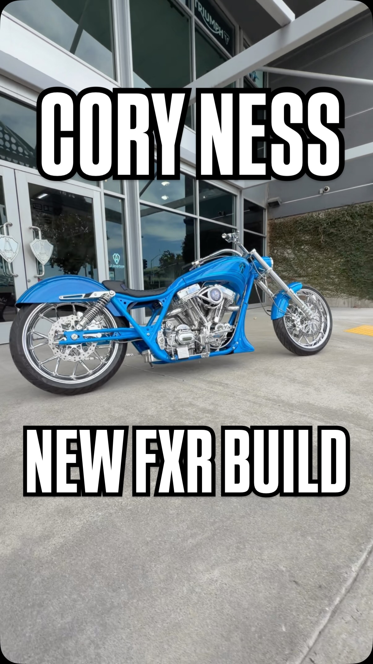 Cory Ness got his FXR back from the S&S Cycle - Motorcycle Parts