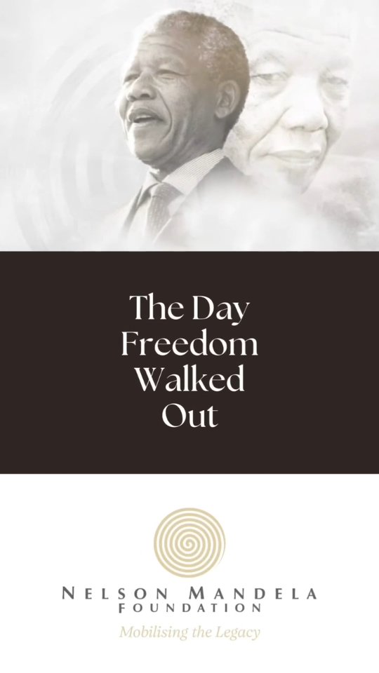 On 11 February, we remember the release of Nelson Mandela. A moment ...