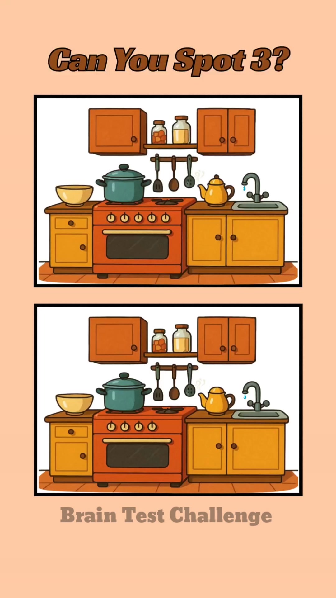 Three Differences That Stay Subtle! | Brain Test challenge | Facebook