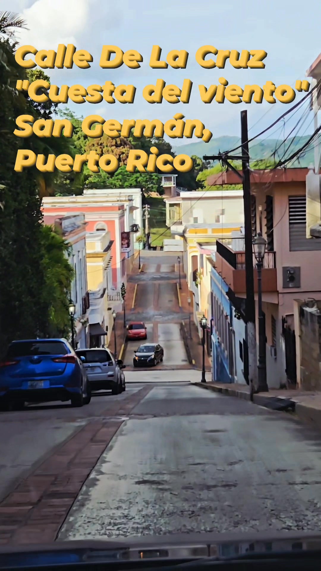 Bajando por una de las lomas de San Germán, Puerto Rico 🇵🇷 #sangerman # ...