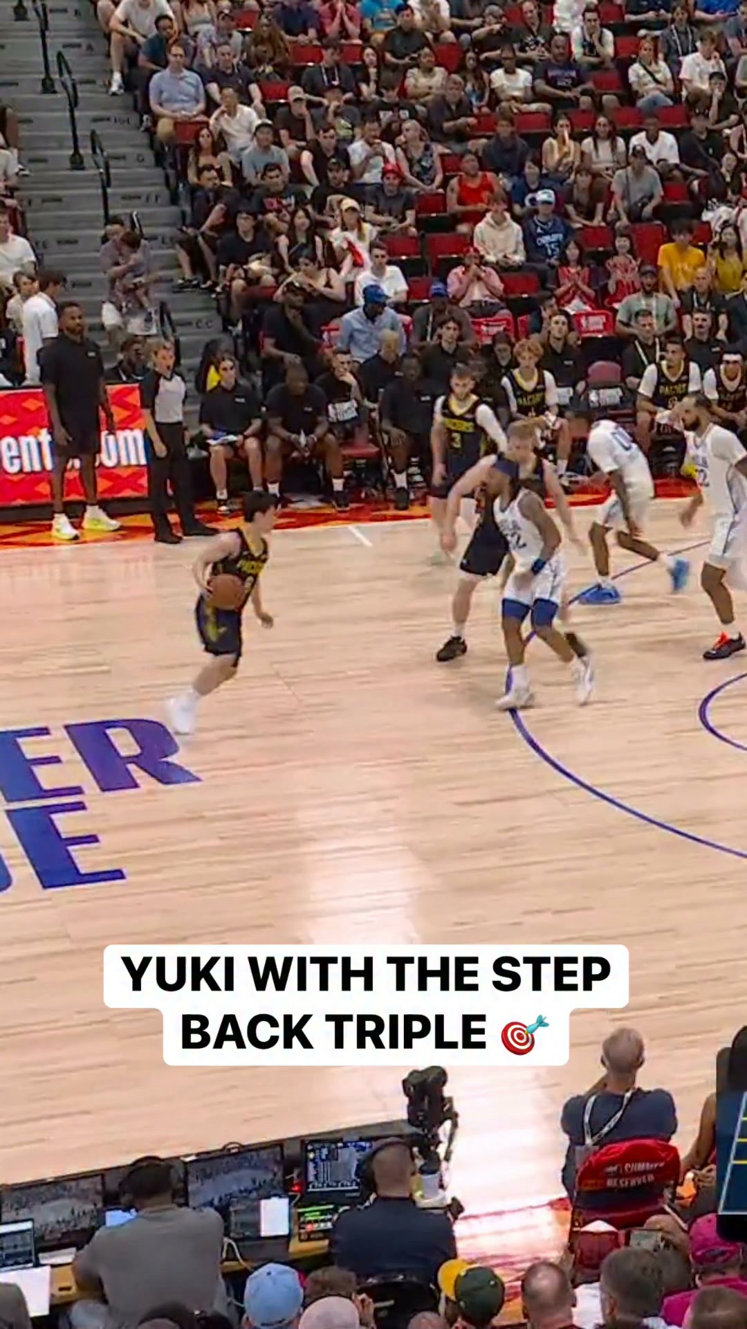 Yuki Kawamura shows off the slick handles before knocking down the