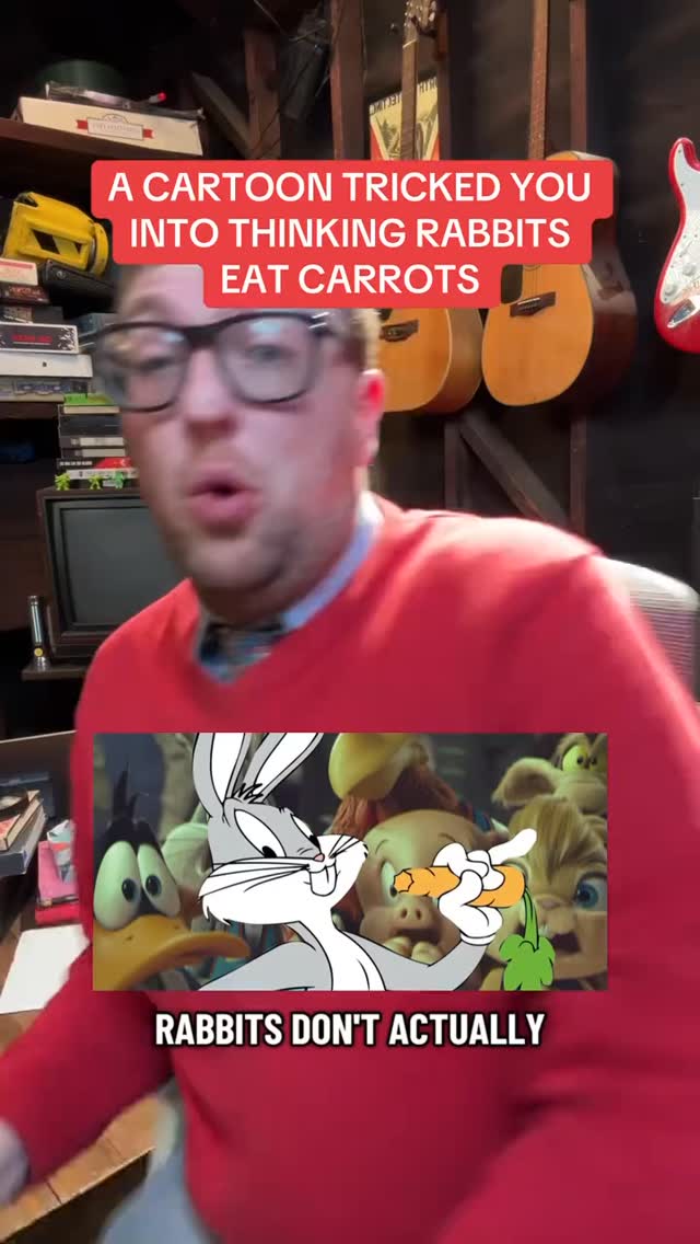 The bizarre reason you think rabbits eat carrots because of a cartoon # ...
