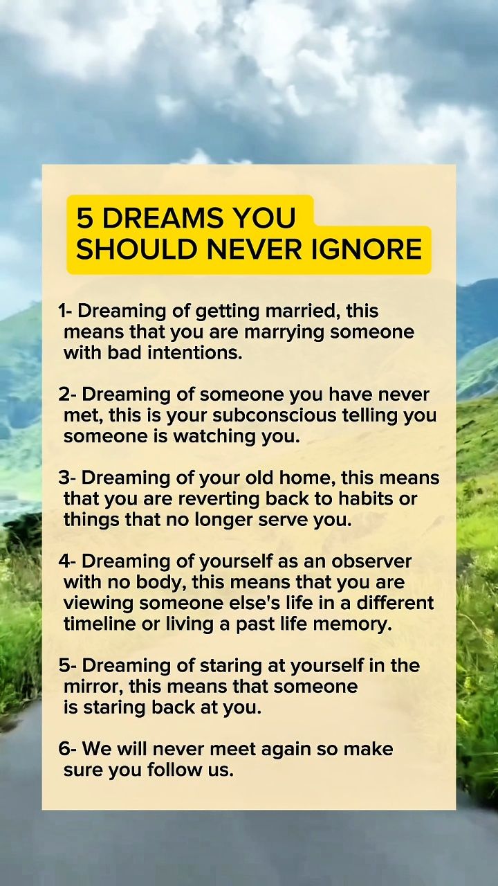 5 dreams you should never Ignore #Quotes #QuoteOfTheDay #DailyQuotes # ...