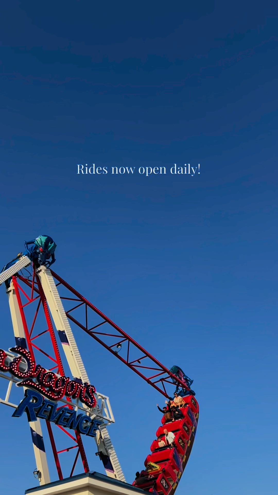No more counting down the days — rides are now open daily! 🎉 Your ...