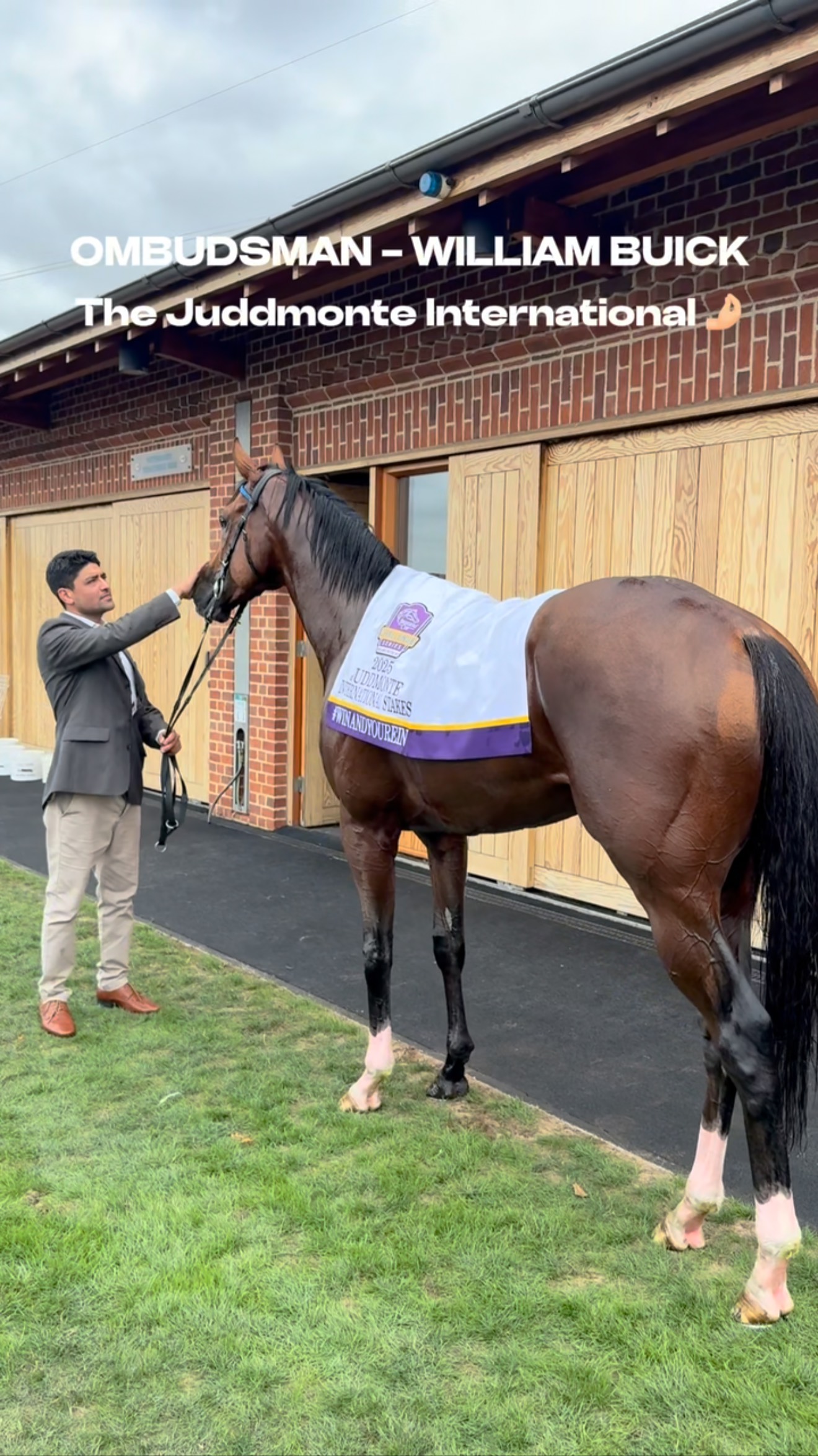 THE WORLD’S BEST HORSE RACE 🤌🏼🤩 OMBUDSMAN wins the Juddmonte ...