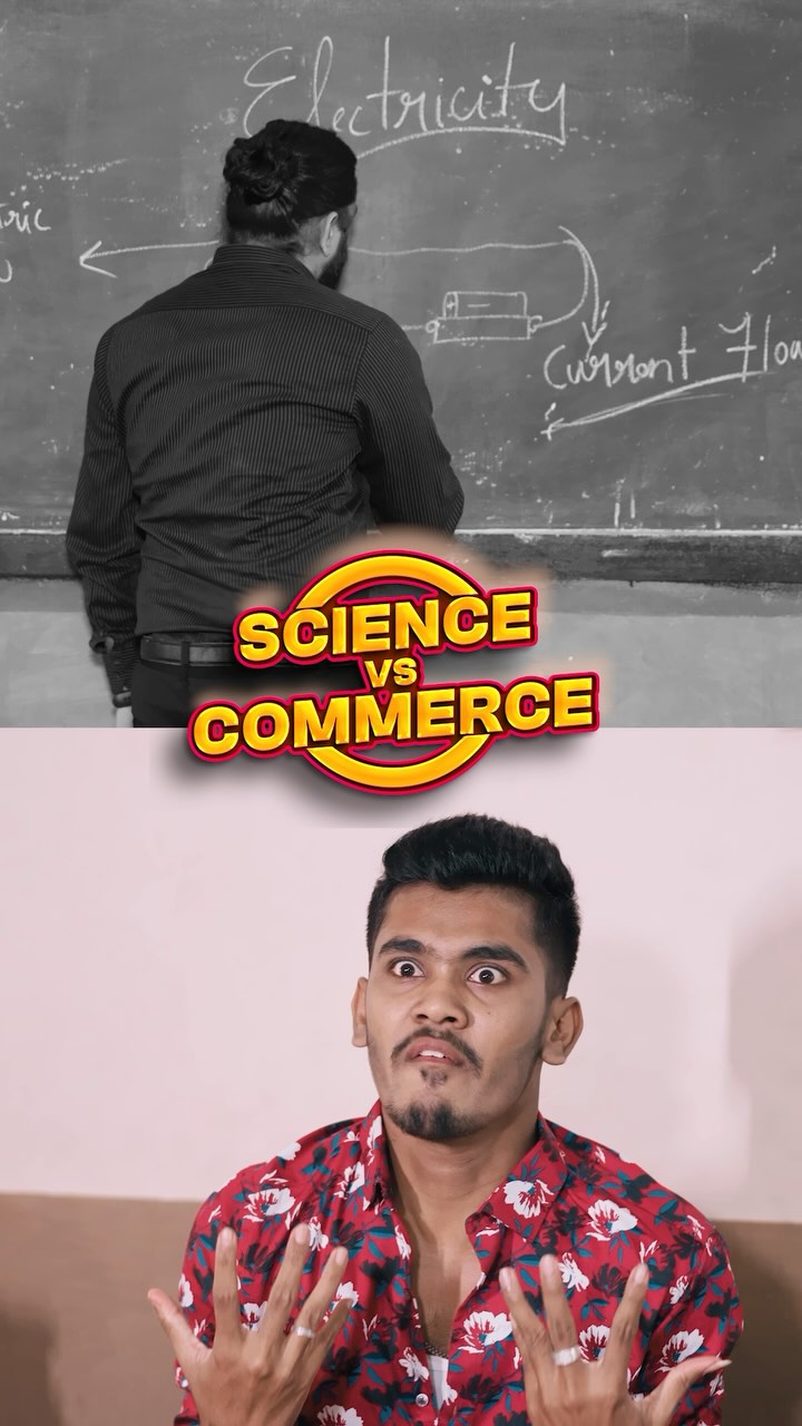 Wait for end 😂 Science VS Commerce Do watch full video on Mabu Crush ...