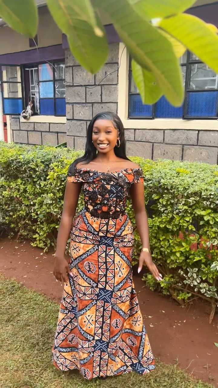 latest ankara bridesmaid dresses 💥ANKARA TRADITIONAL WEDDING GOWN/BRIDESMAID DRESS💥, ♦️Custom made, 📞WhatsApp/call 0759261662 or DM to make inquiries, 📍LOCATION;London Beauty,2nd floor,shop no.S2 Taveta Road,Nairobi cbd, size_x-large Pink & Black Split Color:Dusted Plum