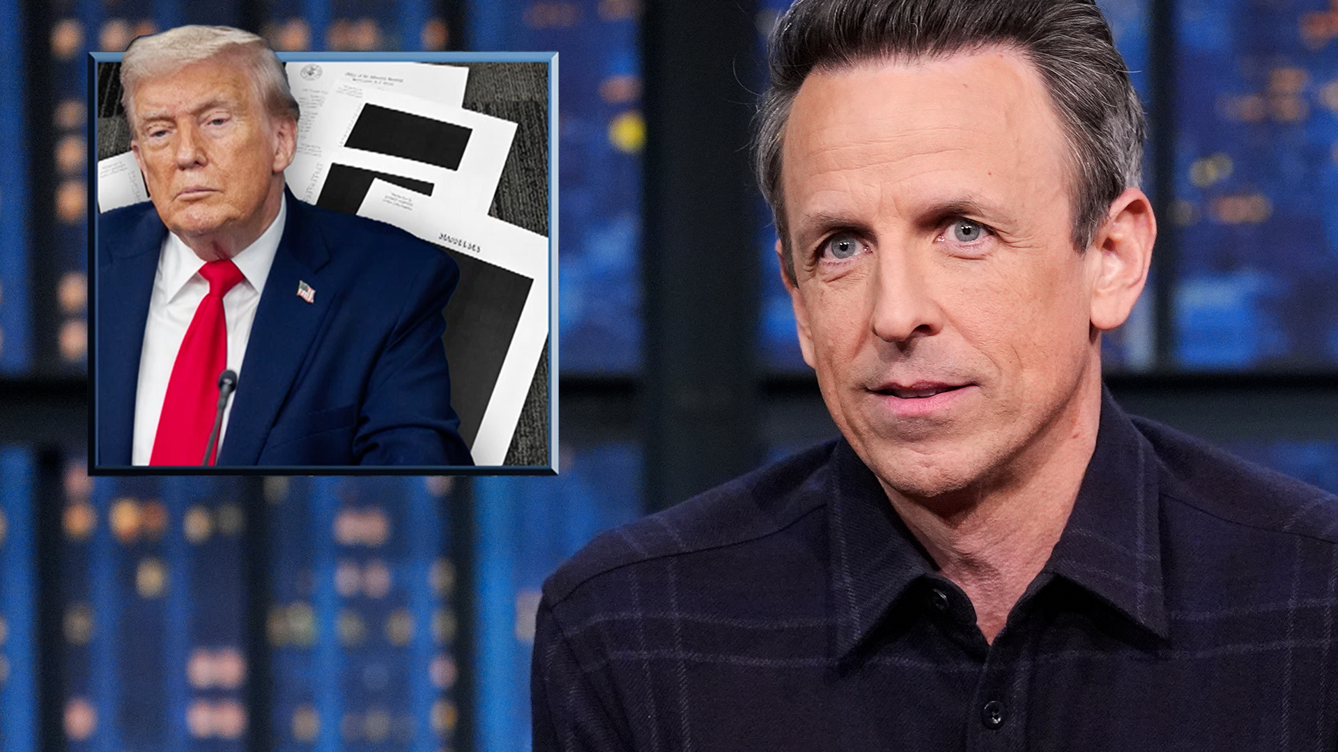 Seth addresses Donald Trump criticizing the Grammy Awards and more in ...