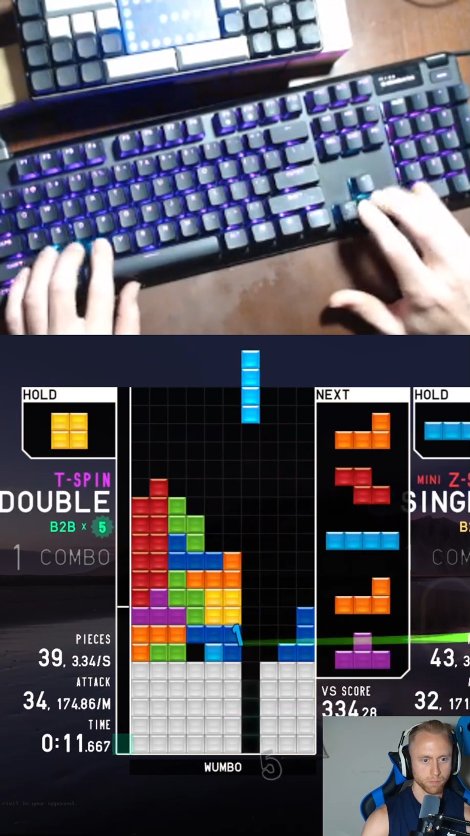 200 APM T-Spins #explore #explorepage #tetris #games #esports
