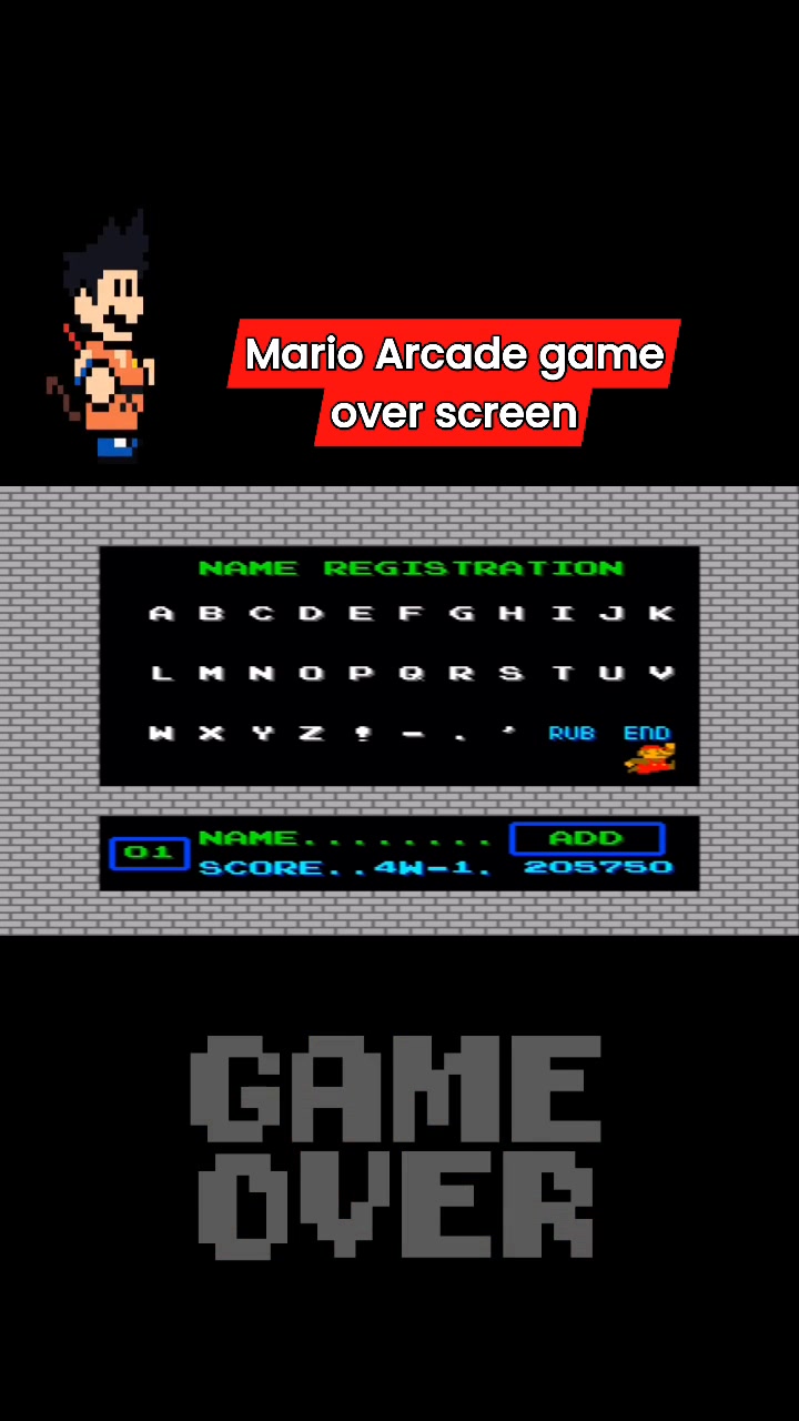Did you know there was a Mario 1 arcade! It was quite a bit
