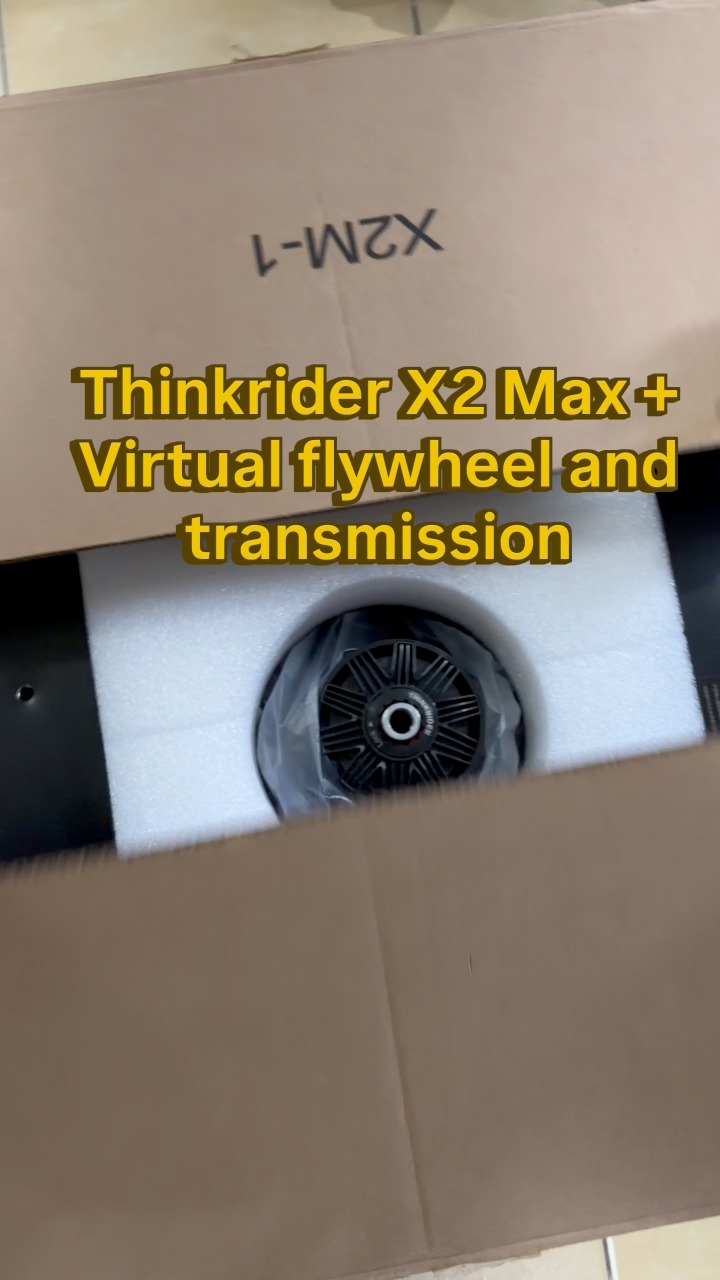 Finally got a smart trainer! This is from Thinkrider, and the