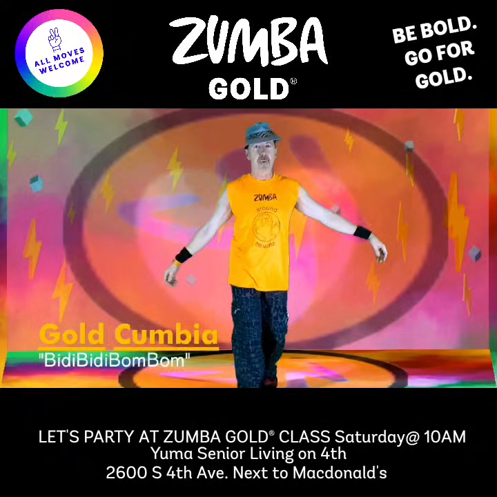 Free Zumba Saturday morning! ALLREONEE ALL MEMOMAK MOVES AWELCOME