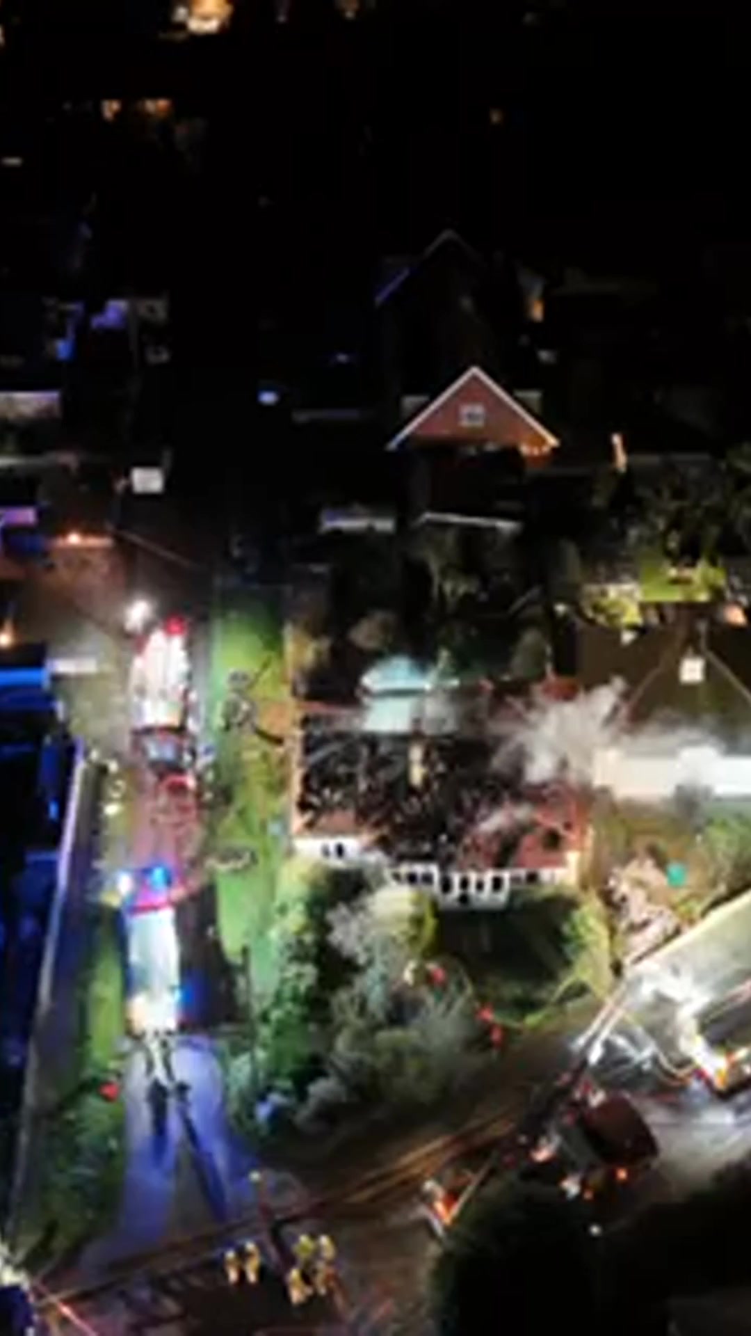 A neighbour has described his shock after seeing a devastating fire ...