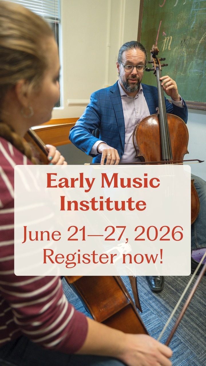 Interested in Early Music? 🎻 🎼 The Early Music Institute is a NEW ...