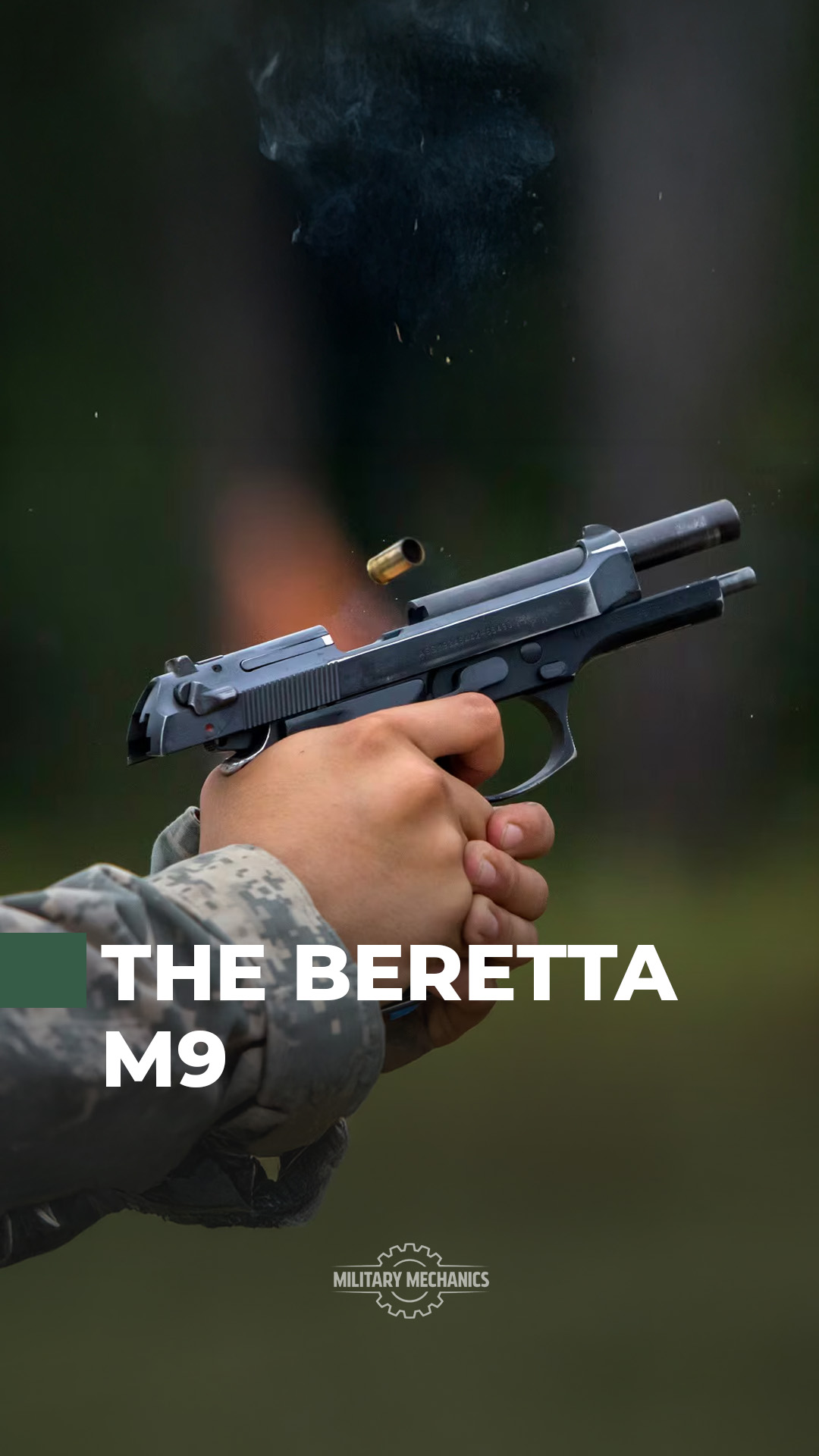 The M9 is a reliable 9mm military pistol used by U.S. forces from