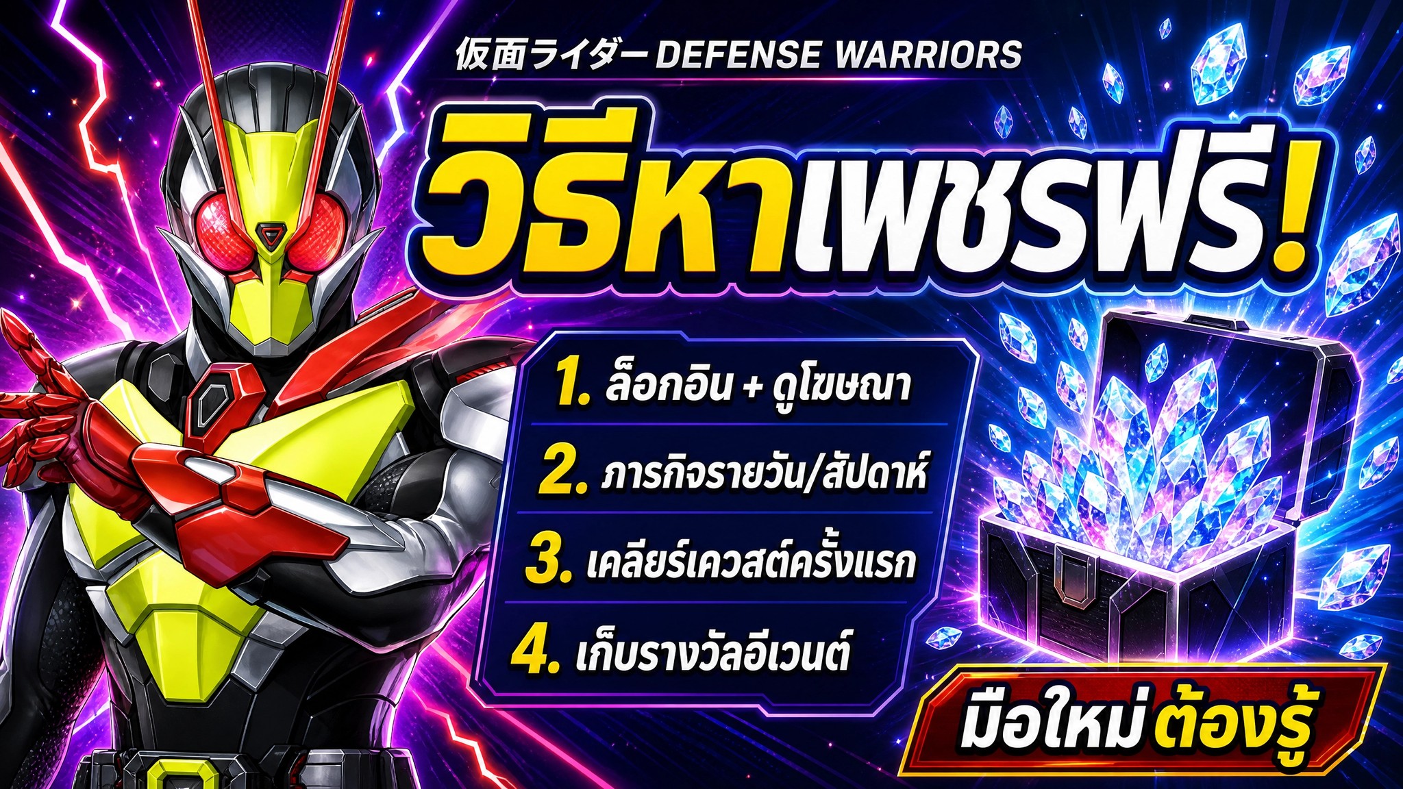 พอดีเห็นเพื่อน ๆ ถามว่าหาเพชรในเกมจากไหนได้บ้างเลยทำคลิปมาแนะนำกัน