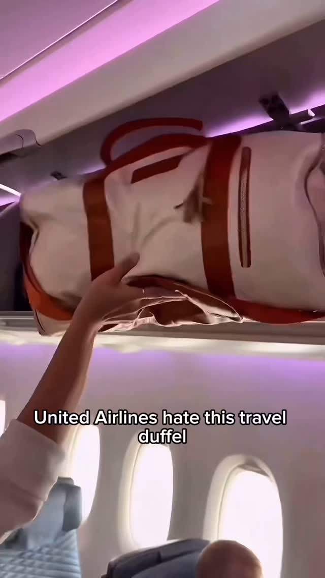 Airlines hate it. I love it😈 #travelhacks #travelbags #vacation # ...