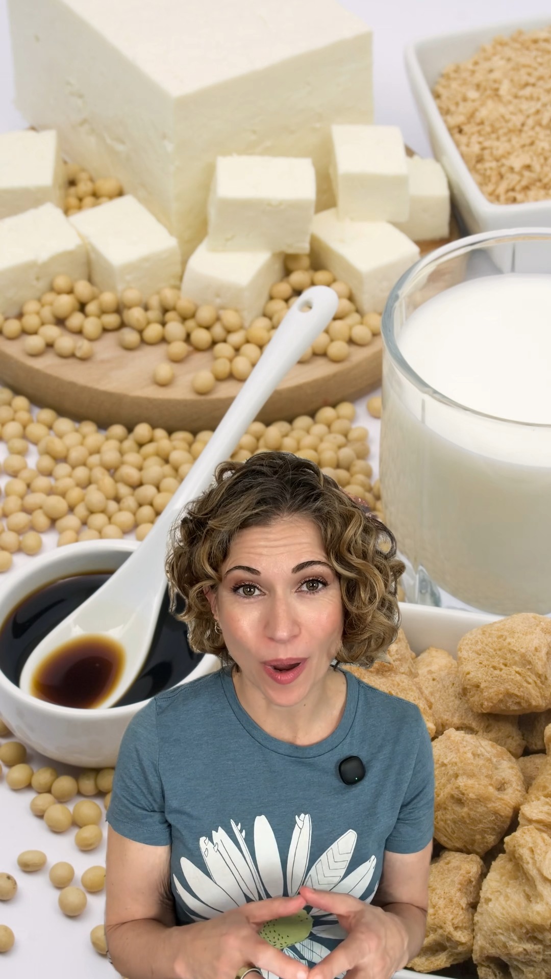 Eating whole soy foods, like edamame, tofu, and tempeh, is linked to ...