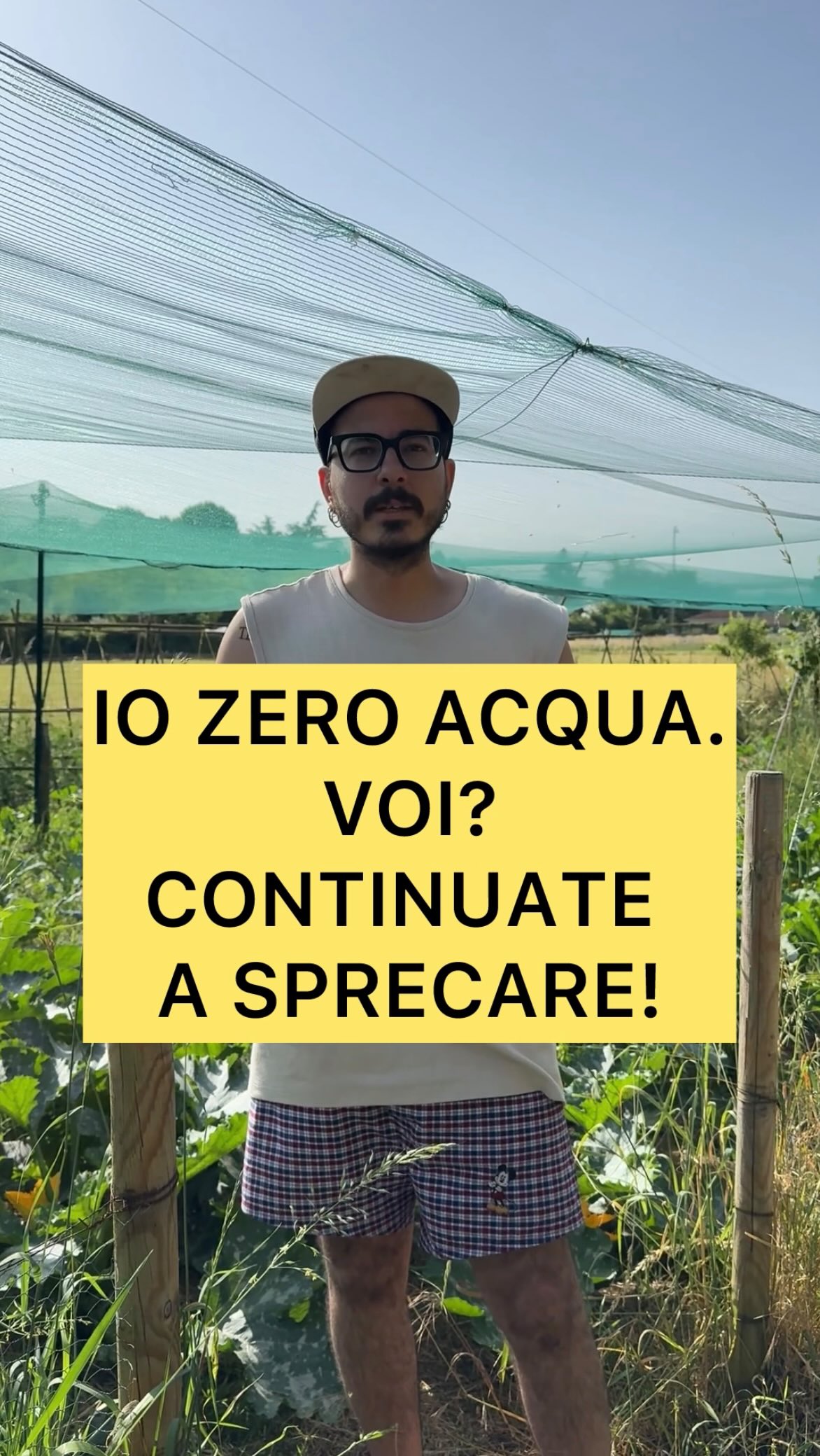IO ZERO ACQUA. VOI? CONTINUATE A SPRECARE! . . #agricolturaitaliana # ...
