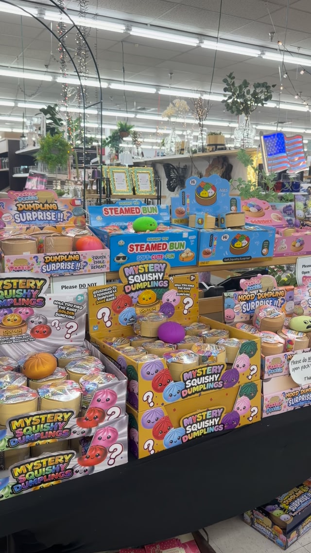 A huge squishie shipment just arrived! 📦 NEW in are the glow in