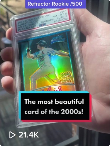 My Top 10 Favorite Sports Cards Of All Time: #6! The 2001 Bowman