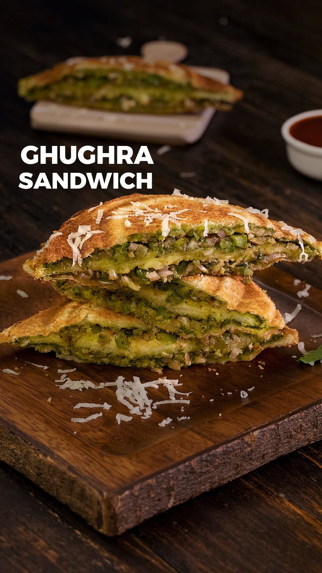 Crunchy, spicy and full of desi flavour This Ghughra Sandwich is a fun ...