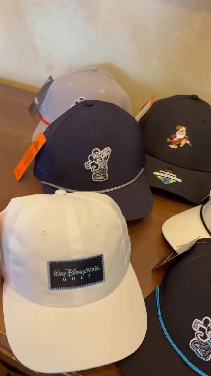 Top off your look with these Walt Disney World Golf hats by Pukka