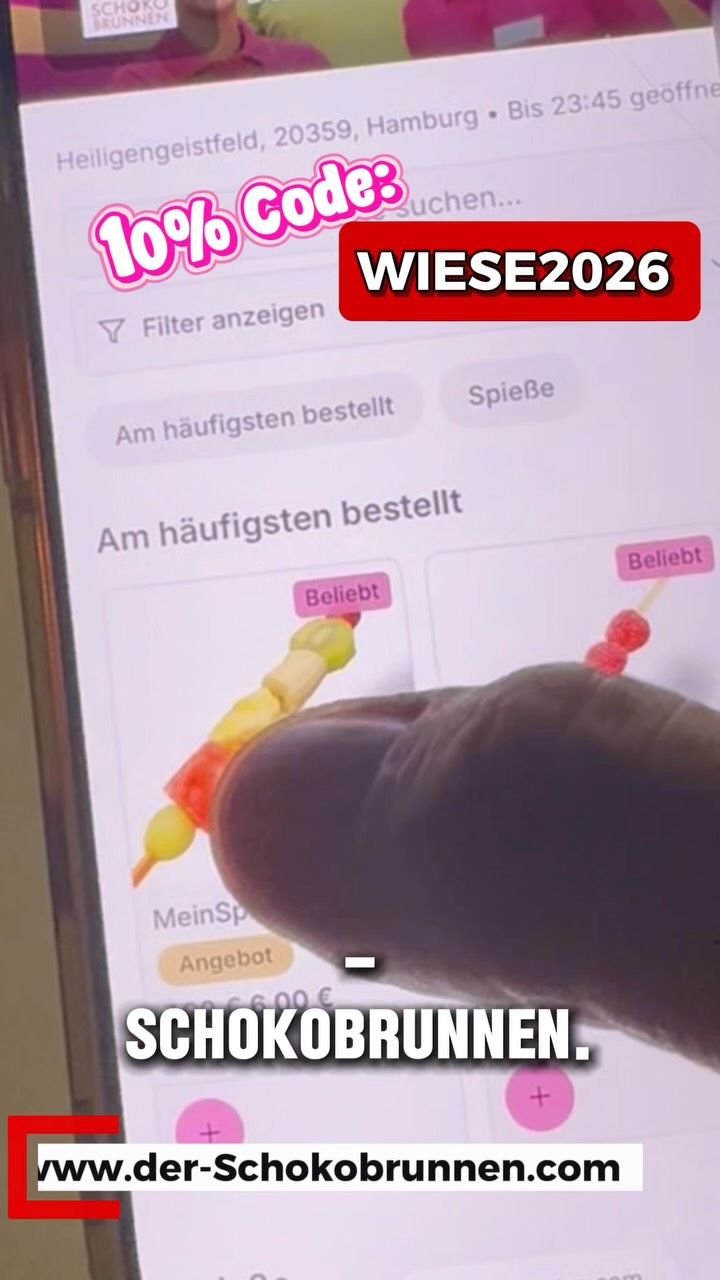 🍓🍫 KEINE LUST AUF WARTEN? EINFACH VORBESTELLEN! 🤩, Zur #EisleberWiese könnt ihr eure Lieblings-Schokofrüchte von #GreiersSchokobrunnen ganz bequem online vorbestellen. 🍓🍌🍍 Egal ob #Schokofrüchte oder