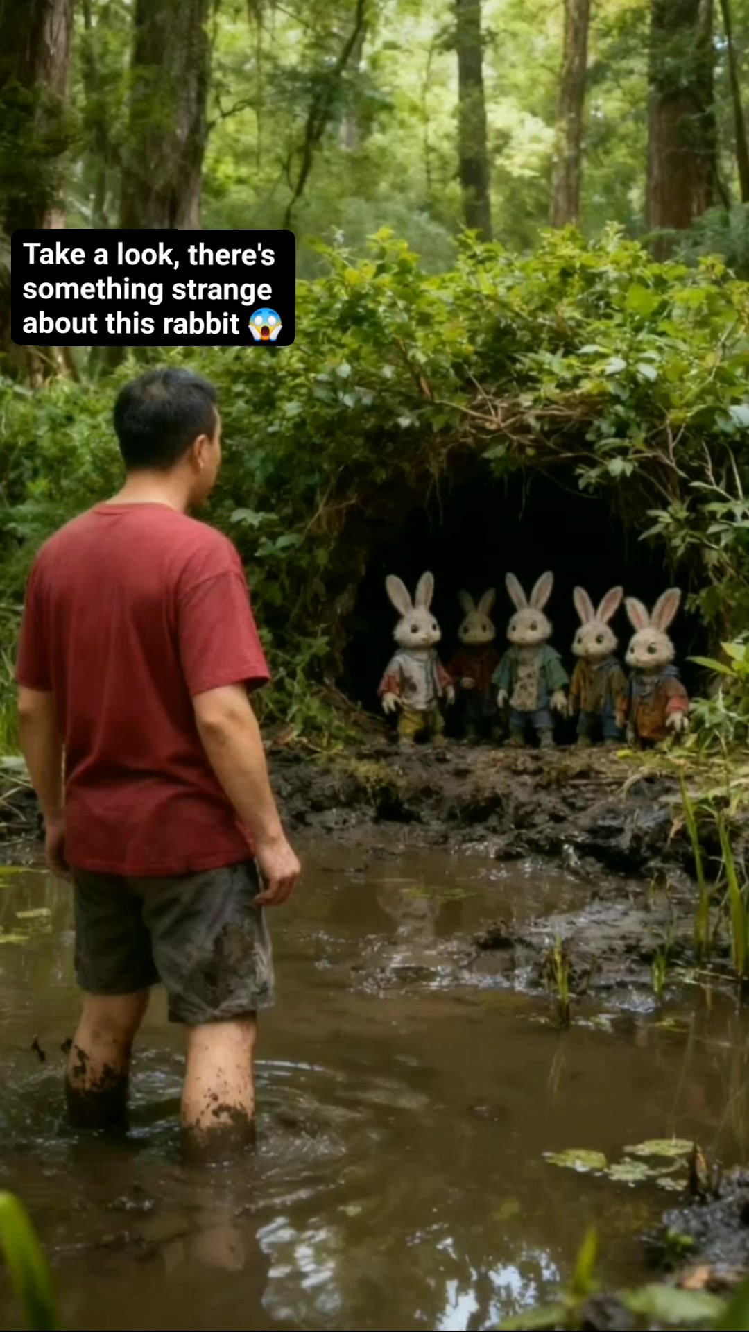 Try to pay attention, there is something strange about the rabbit, why ...