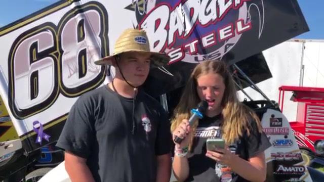 Raceday interveiws with Rebecca