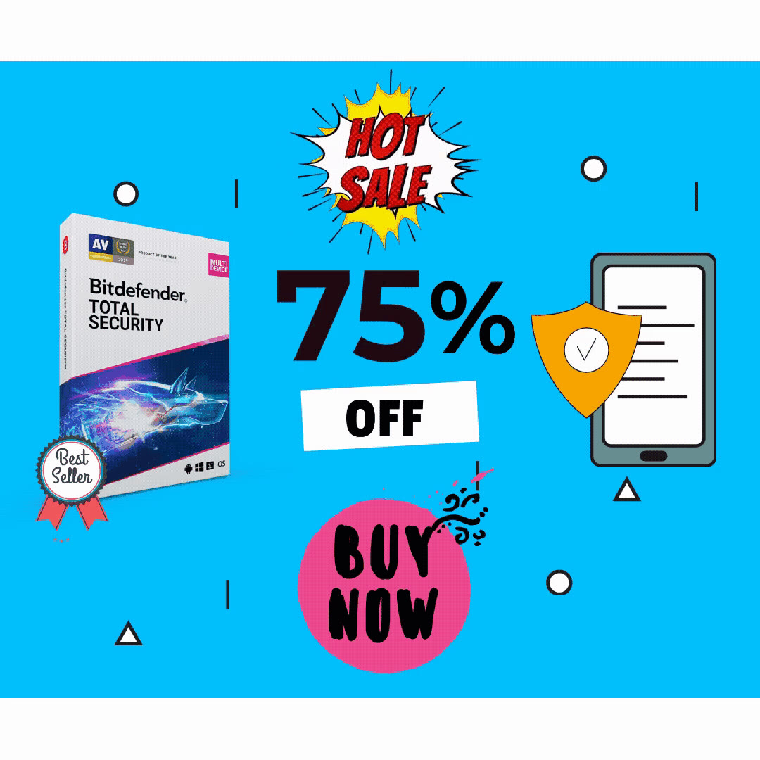 Grab 75% OFF on Bitdefender Total Security and protect your devices at ...