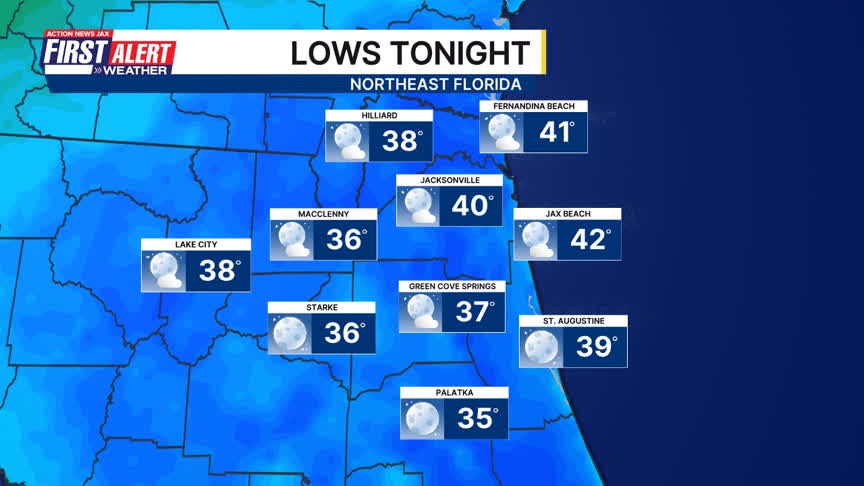 First Alert Meteorologist Garrett Bedenbaugh is tracking a chilly ...
