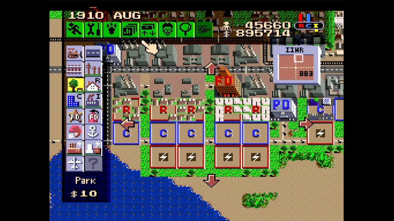 Sim City (Super Nintendo) FULL Playthrough
