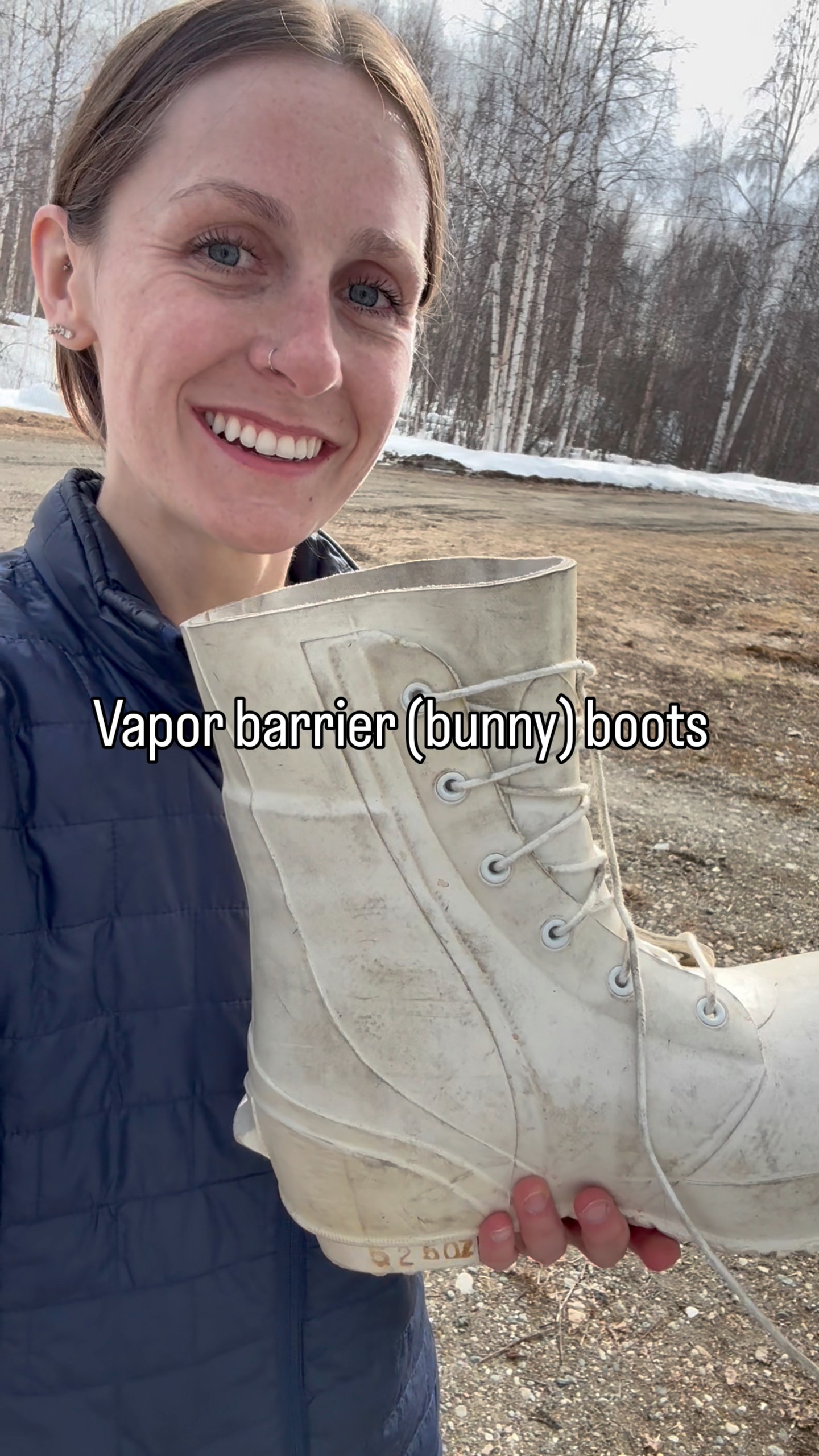 Picked up these bunny boots or vapor barrier boots from the army 