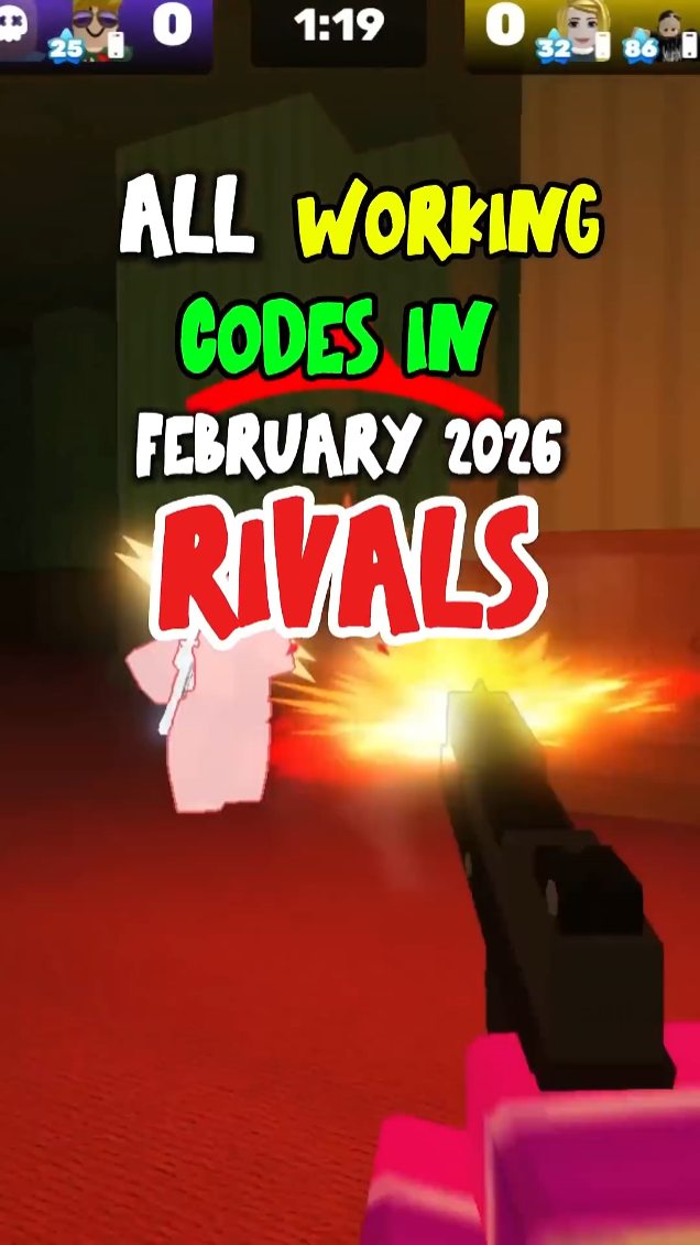 NEW ALL WORKING CODES FOR RIVALS IN FEBRUARY 2026! 💀🔥 #rivals #roblox # ...
