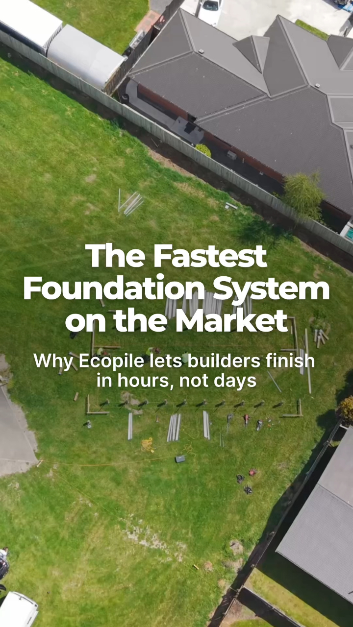 Ecopile turns foundation work from a multi-day process into a same-day ...