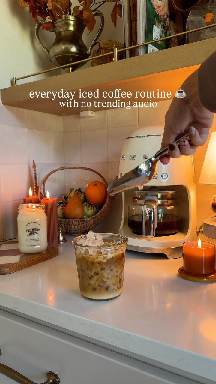 My everyday iced coffee routine ☕️ Everyone always asks how I make it ...