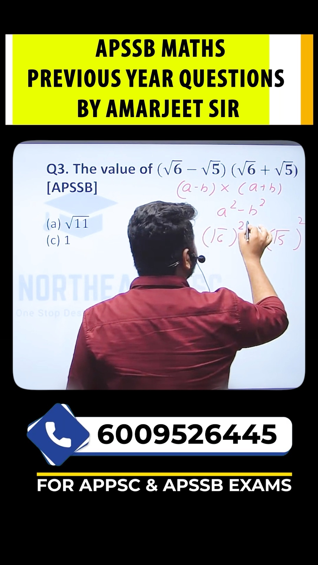 APSSB MATHS PREVIOUS YEAR QUESTIONS by Amarjeet Sir #apssb #apssbmaths ...