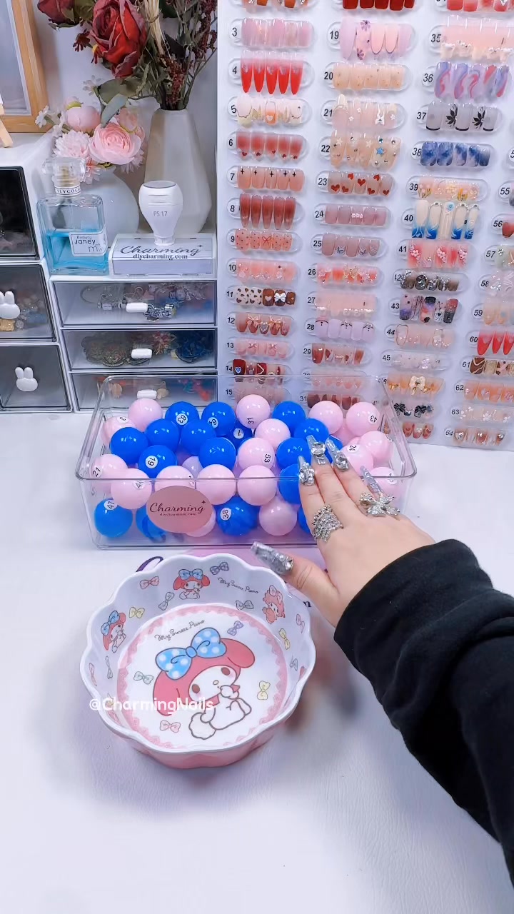 ASMR packaging Maxine D’s two orders Order link: diycharming.com #nails ...