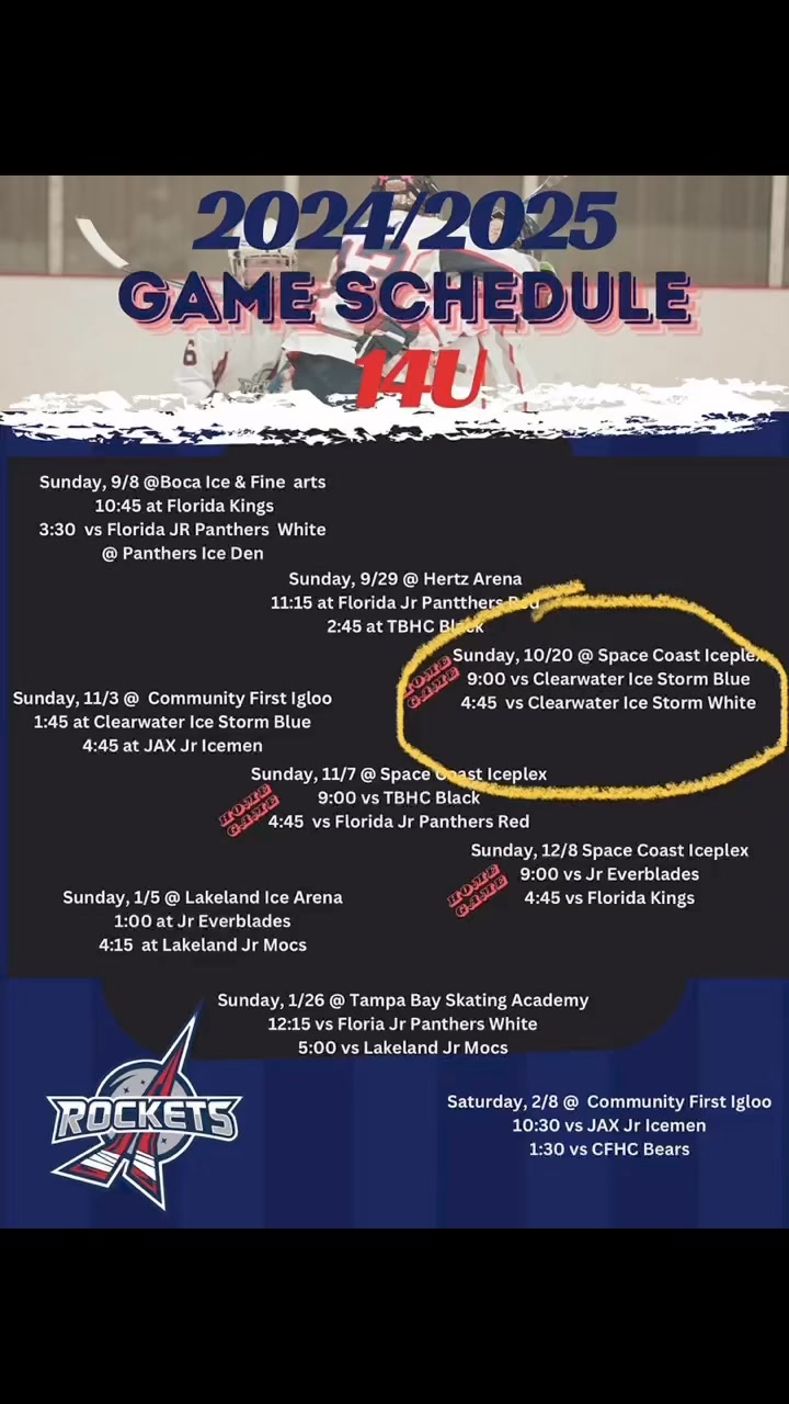 Space Coast Rockets Hockey | Rockledge FL